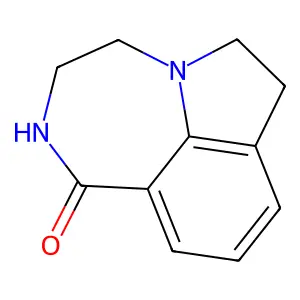 Pyrrolo(3,2,1-jk)(1,4)benzodiazepin-1(2H)-one, 3,4,6,7-tetrahydro- structure