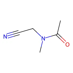 N-(氰甲基)-N-甲基乙酰胺 structure