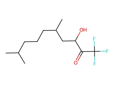 Acetic acid, trifluoro-, 3,7-dimethyloctyl ester structure