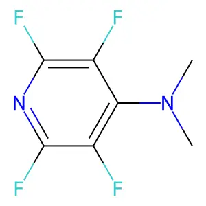 4-(Dimethylamino)-2,3,5,6-tetrafluoropyridine structure