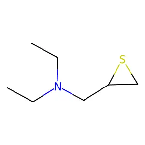 Thiiranemethanamine, N,N-diethyl- structure