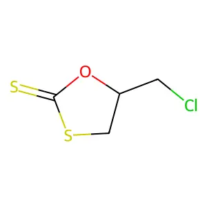 1,3-Oxathiolane-2-thione, 5-(chloromethyl)- structure