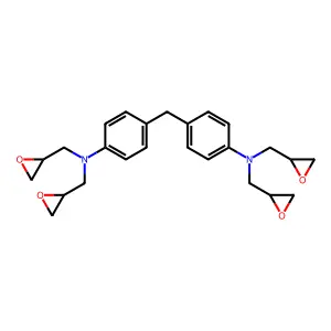 4,4′-亚甲基二 (N,N-二缩水甘油基苯胺) structure