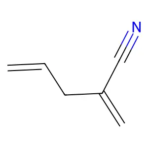 2-Methylene-4-pentenenitrile structure
