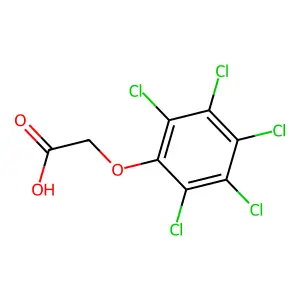 五氯苯氧基乙酸 structure
