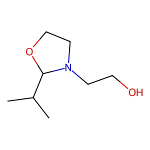 2-Isopropyl-1,3-oxazolidine-3-ethanol structure