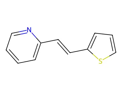 2-[(1E)-2-(2-Thienyl)ethenyl]pyridine structure