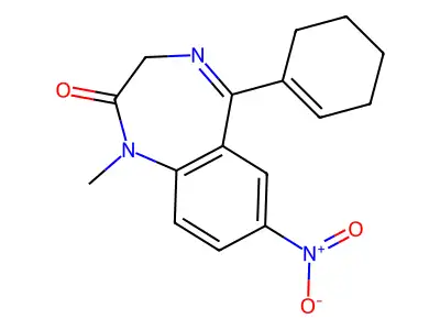 Menitrazepam structure