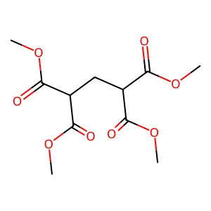 1,1,3,3-Propanetetracarboxylic acid, tetramethyl ester structure