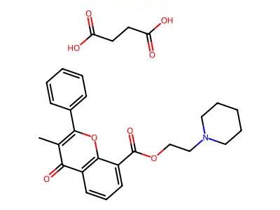 Flavoxate succinate structure