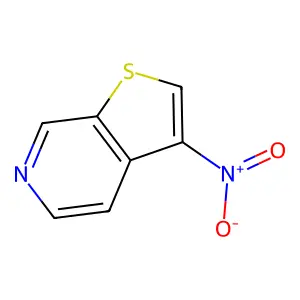 3-Nitrothieno(2,3-c)pyridine structure