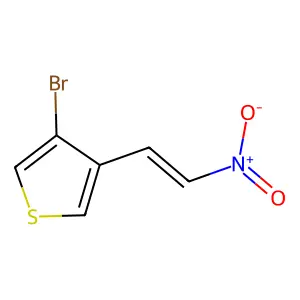 3-Bromo-4-(2-nitroethenyl)thiophene structure