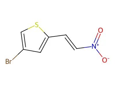 4-Bromo-2-(2-nitroethenyl)thiophene structure