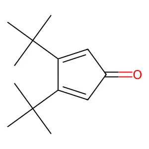 2,4-Cyclopentadien-1-one, 3,4-bis(1,1-dimethylethyl)- structure