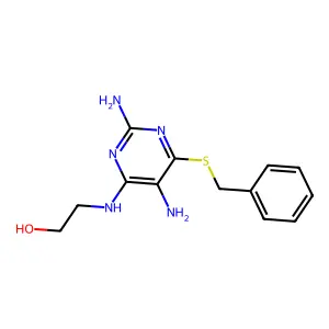 3-ET-5-(2-(3-ME-Thiazolidin-2-ylidene)-ethylidene)-2-thioxo-thiazolidin-4-one structure