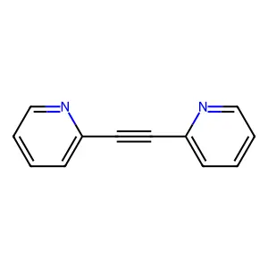 Pyridine, 2,2'-(1,2-ethynediyl)bis- structure