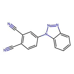 4-(1H-1,2,3-苯并三唑-1-基)邻苯二甲腈 structure