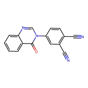 4-(4-Oxoquinazolin-3-yl)benzene-1,2-dicarbonitrile structure