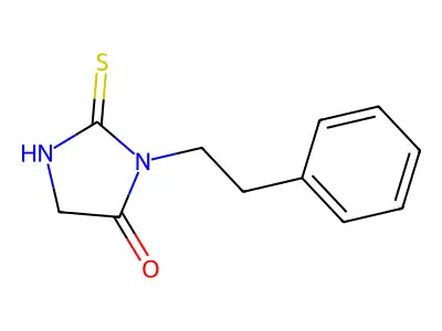 2-Thioxo-3-phenethylimidazolidine-4-one structure