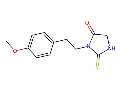 3-(4-Methoxyphenethyl)-2-thioxoimidazolidin-4-one structure