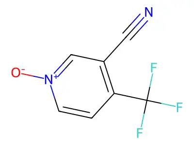 3-Cyano-4-(trifluoromethyl)pyridinium-1-olate structure