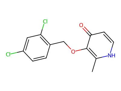 3-[(2,4-Dichlorobenzyl)Oxy]-2-Methylpyridin-4-Ol structure