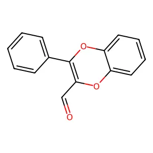 3-Phenyl-1,4-benzodioxine-2-carbaldehyde structure