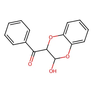 (2,3-Dihydro-3-hydroxy-1,4-benzodioxin-2-yl)phenylmethanone structure