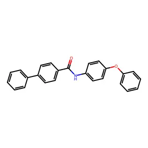 N-(4-phenoxyphenyl)biphenyl-4-carboxamide structure