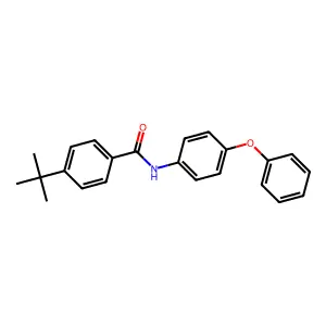 4-叔丁基-N-(4-苯氧基苯基)苯甲酰胺 structure