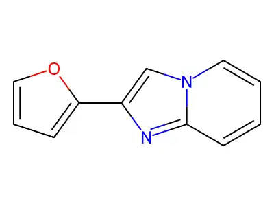 2-(Furan-2-yl)imidazo[1,2-a]pyridine structure