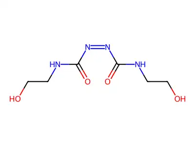 1-(2-Hydroxyethyl)-3-(2-hydroxyethylcarbamoylimino)urea structure