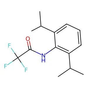 N-(2,6-diisopropylphenyl)-2,2,2-trifluoroacetamide structure
