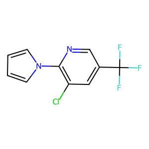 3-chloro-2-(1H-pyrrol-1-yl)-5-(trifluoromethyl)pyridine structure