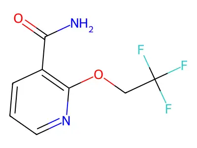2-(2,2,2-Trifluoroethoxy)nicotinamide structure
