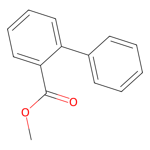 Methyl biphenyl-2-carboxylate structure