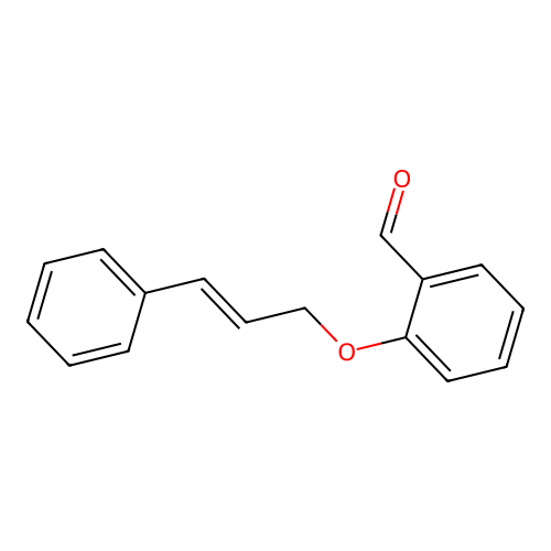 2-{[(2E)-3-phenylprop-2-enyl]oxy}benzaldehyde structure