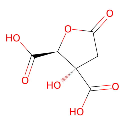 Hydroxycitric acid lactone structure