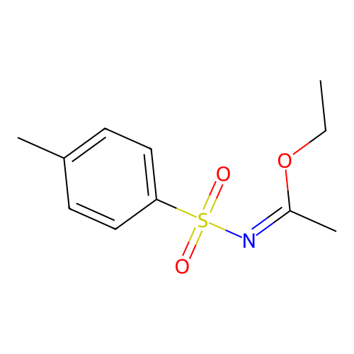 ethyl N-(4-methylphenyl)sulfonylethanimidate structure