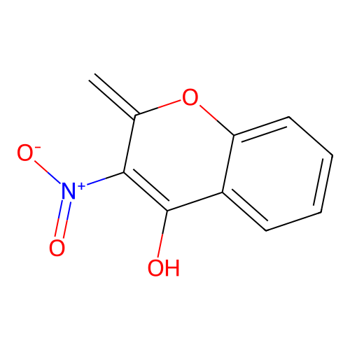 2-Methylene-3-nitro-2H-chromen-4-ol structure