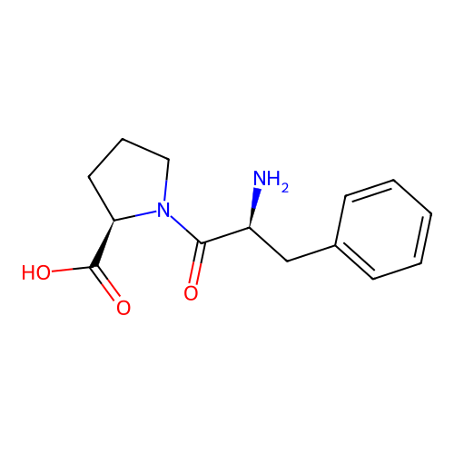 L-Phenylalanyl-D-proline structure