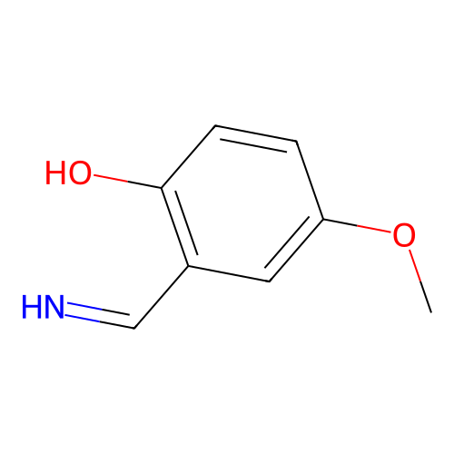 2-Methanimidoyl-4-methoxyphenol structure