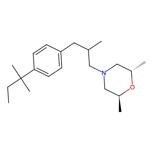 trans-Amorolfine structure