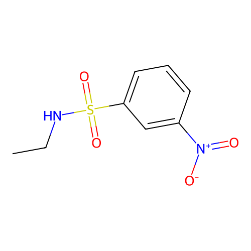 N-ethyl-3-nitrobenzenesulfonamide structure