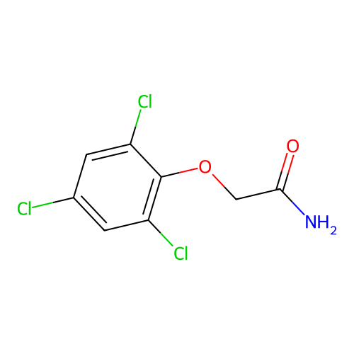 2-(2,4,6-三氯苯氧基)乙酰胺 structure