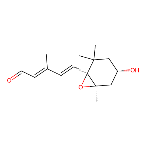 2-trans,4-trans-Xanthoxin structure