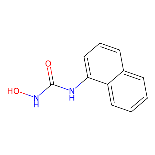 Aminonaphthylcarbohydroxamic acid structure