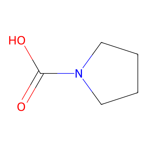 Pyrrolidine-1-carboxylic Acid structure
