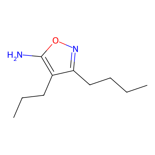Isoxazole, 5-amino-3-butyl-4-propyl- structure