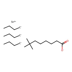 Tributyltin neodecanoate structure